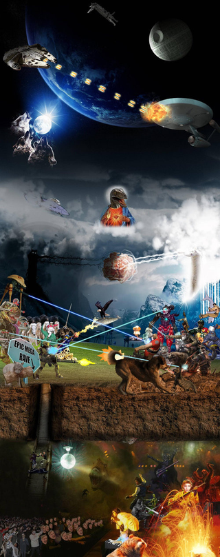 Illustration for article titled The Epic Mural Of The Internet Doesn't Have Nearly Enough Cats